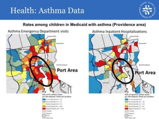 Health Asthma Data map