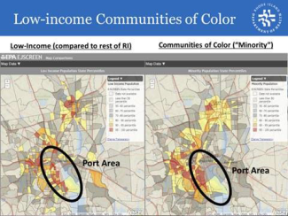 Low Income Communities of Color map