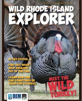 Wild RI Explorer cover with meet the Wild Turkey