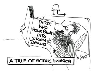 Goth Horror Pour Paint comic