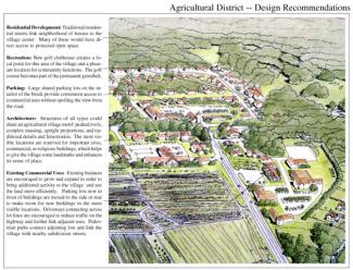Agricultural design recommendation diagram