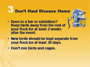 Don't Haul Disease Home