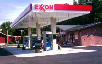 Photo of Exxon gas station