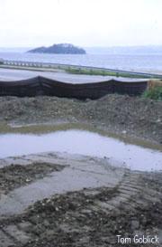 Polluted storm water runoff from construction sites