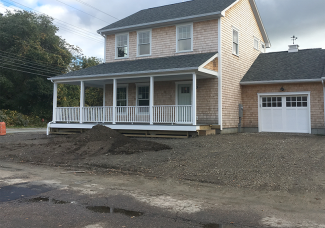 exposed and uncovered soils on this construction site