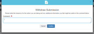 withdrawal form screen shot