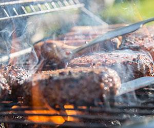 meat on grill