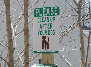 Pet Waste Station sign