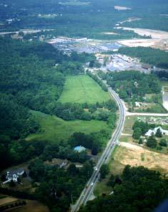 Commercial development rt 138 aerial view