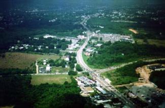 Aerial view of Rt.1 Westerly