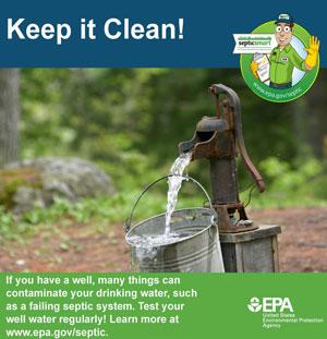 Keep it clean water pump