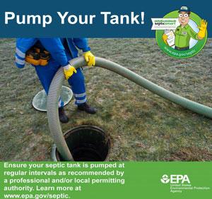 Pump your septic tank