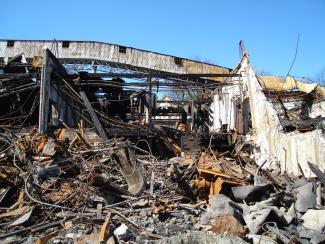 Woonsocket Middle School - Fire Wreckage