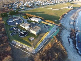 The Town of Narragansett obtained a matching, $650,000 resilience grant in 2020 to fortify the Scarborough wastewater treatment plant against more intense coastal storms.