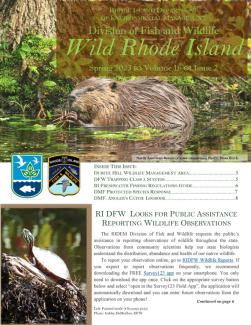 Cover of Wild RI Journal Spring 2023 Edition