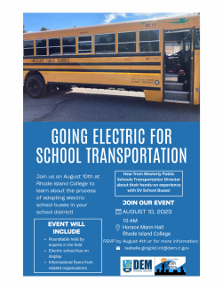 Going Electric For School Transportation
