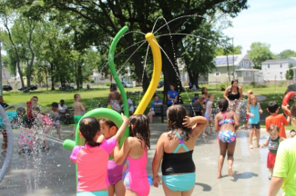Pierce Field Splash Park, East Providence from a 2020 Outdoor Recreation Grant of $100,000.