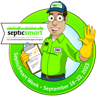 EPA’s SepticSmart Program designates the third week of September each year as SepticSmart Week to bring attention to the importance of caring for and maintaining septic systems