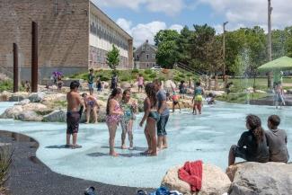 Joslin Spray Park in Providence