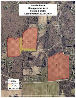 Boundry map of agricultural lease at SSMA Fields 4 and 5