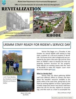 Cover of the Fall edition of Revitalization Rhode 