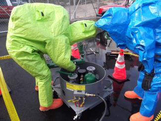 Emergency response level A suite training