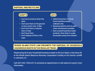 household hazardous materials factsheet