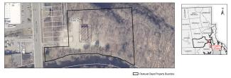 Aerial map of the Pawtuxet Depot Property