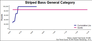 chart for striped bass general category