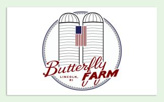 Logo for Butterfly Farm