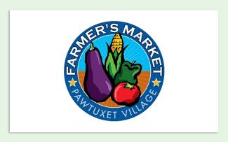 Logo for the Pawtuxet Village Farmers Market