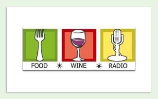Logo for Bruce Newbury Food Dude Radio